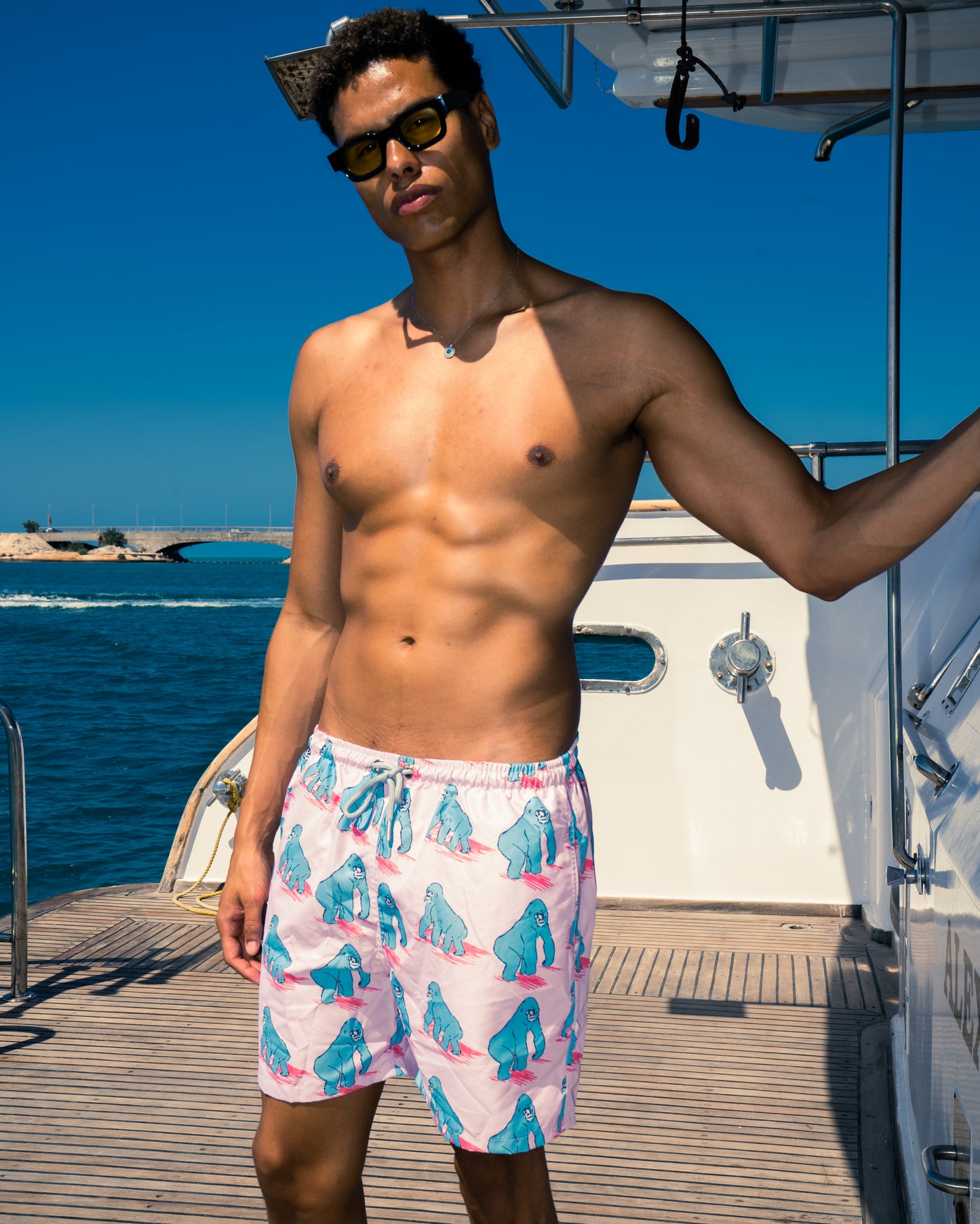 Blush Gorilla Swim Short