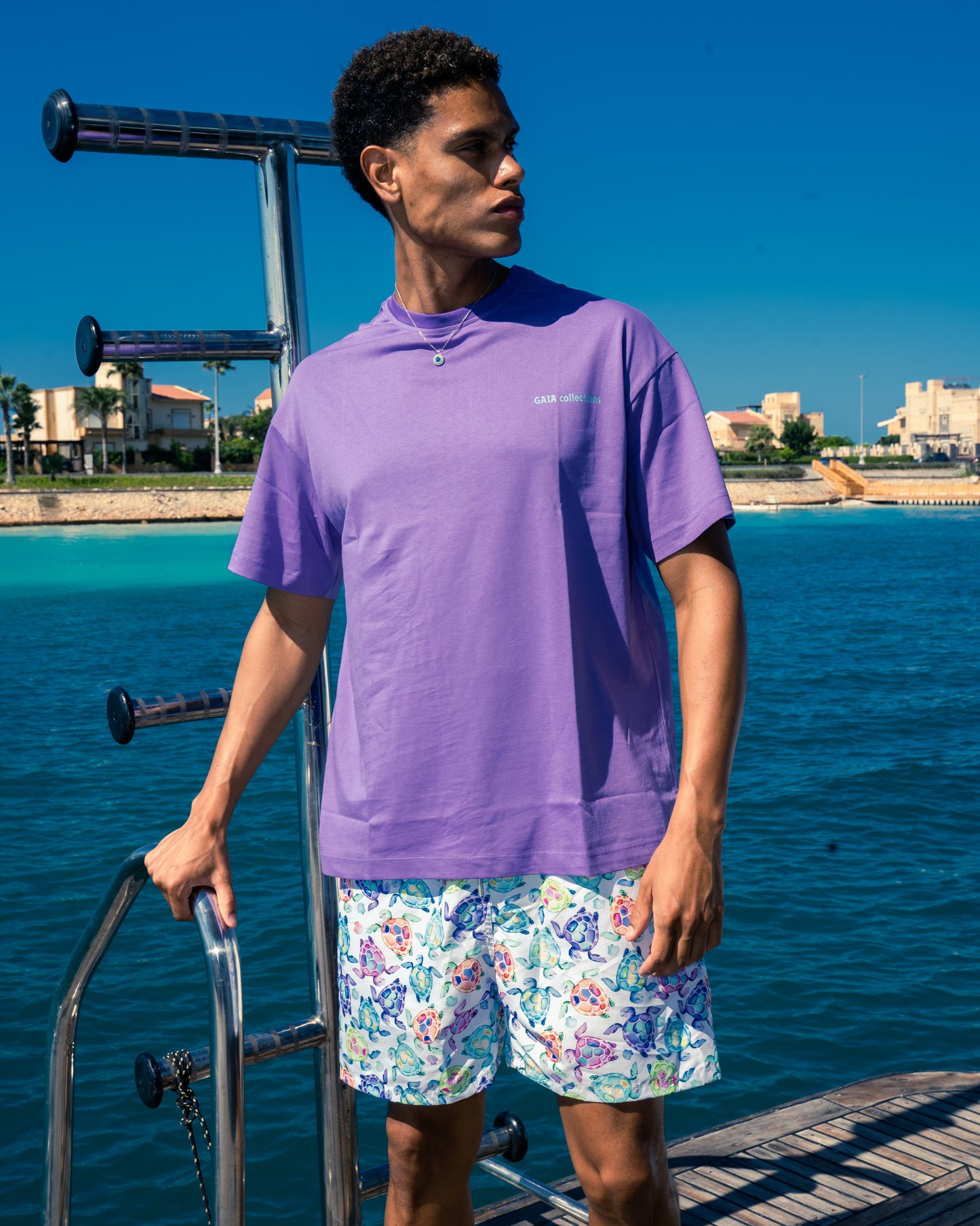 GAIA Oversized Tshirt - Purple