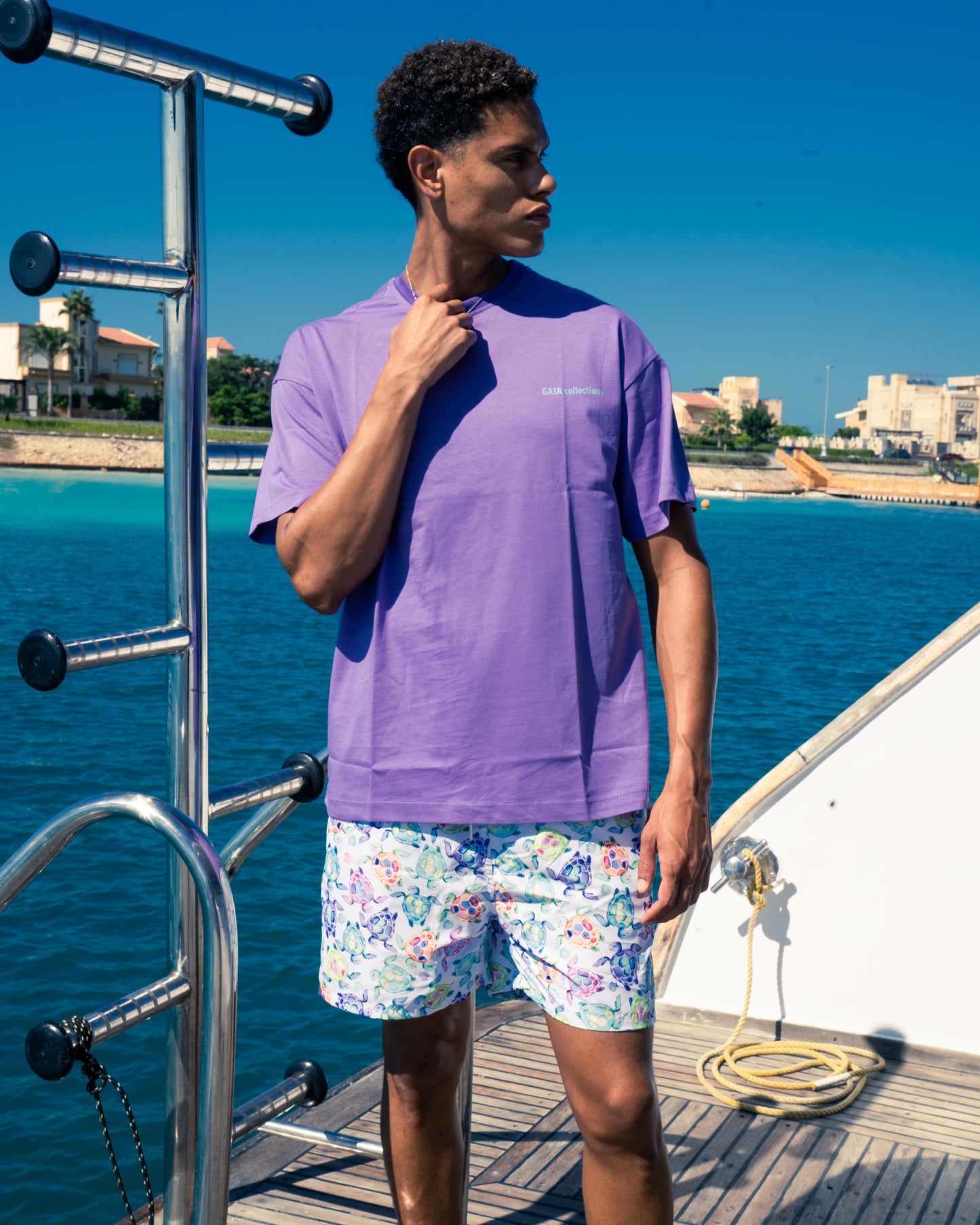 GAIA Oversized Tshirt - Purple