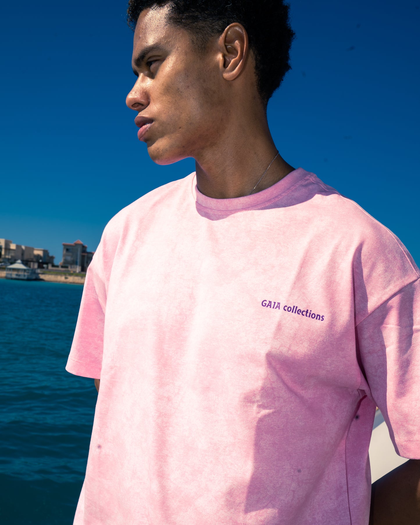 GAIA Oversized Tshirt Washed - Pink