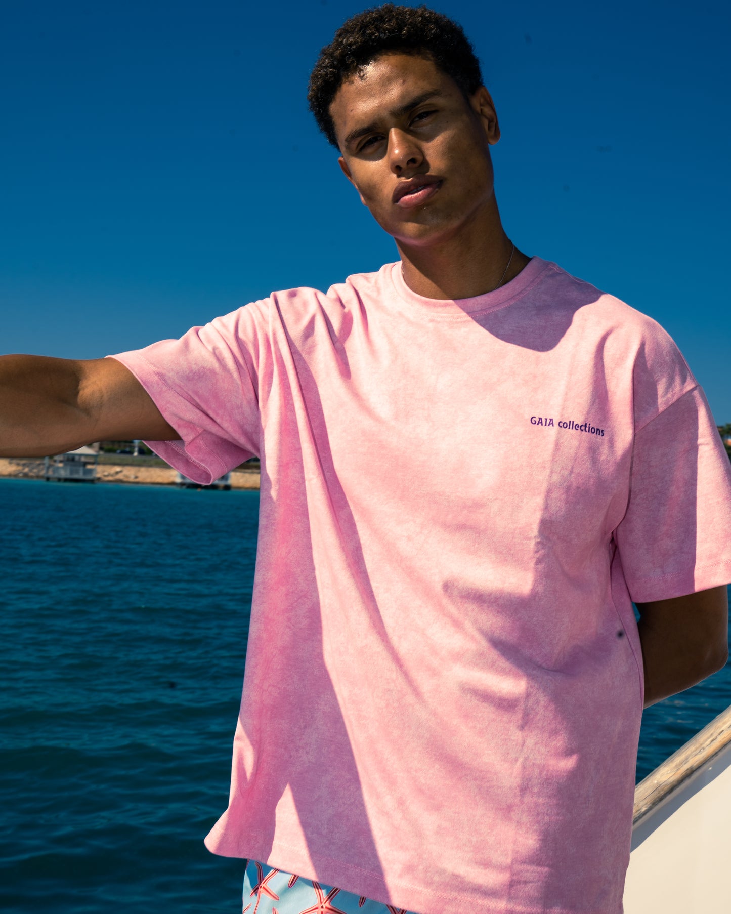 GAIA Oversized Tshirt Washed - Pink