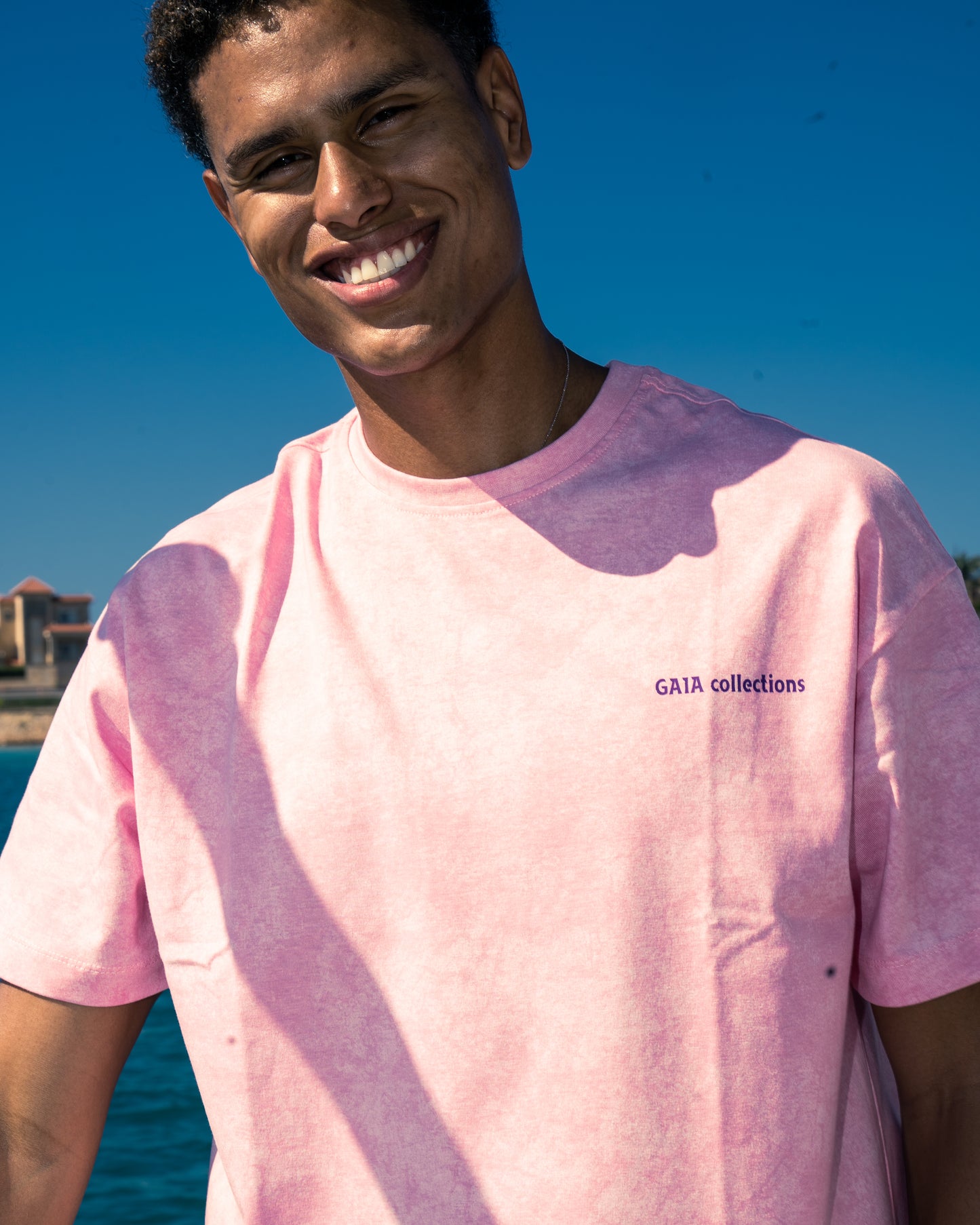 GAIA Oversized Tshirt Washed - Pink