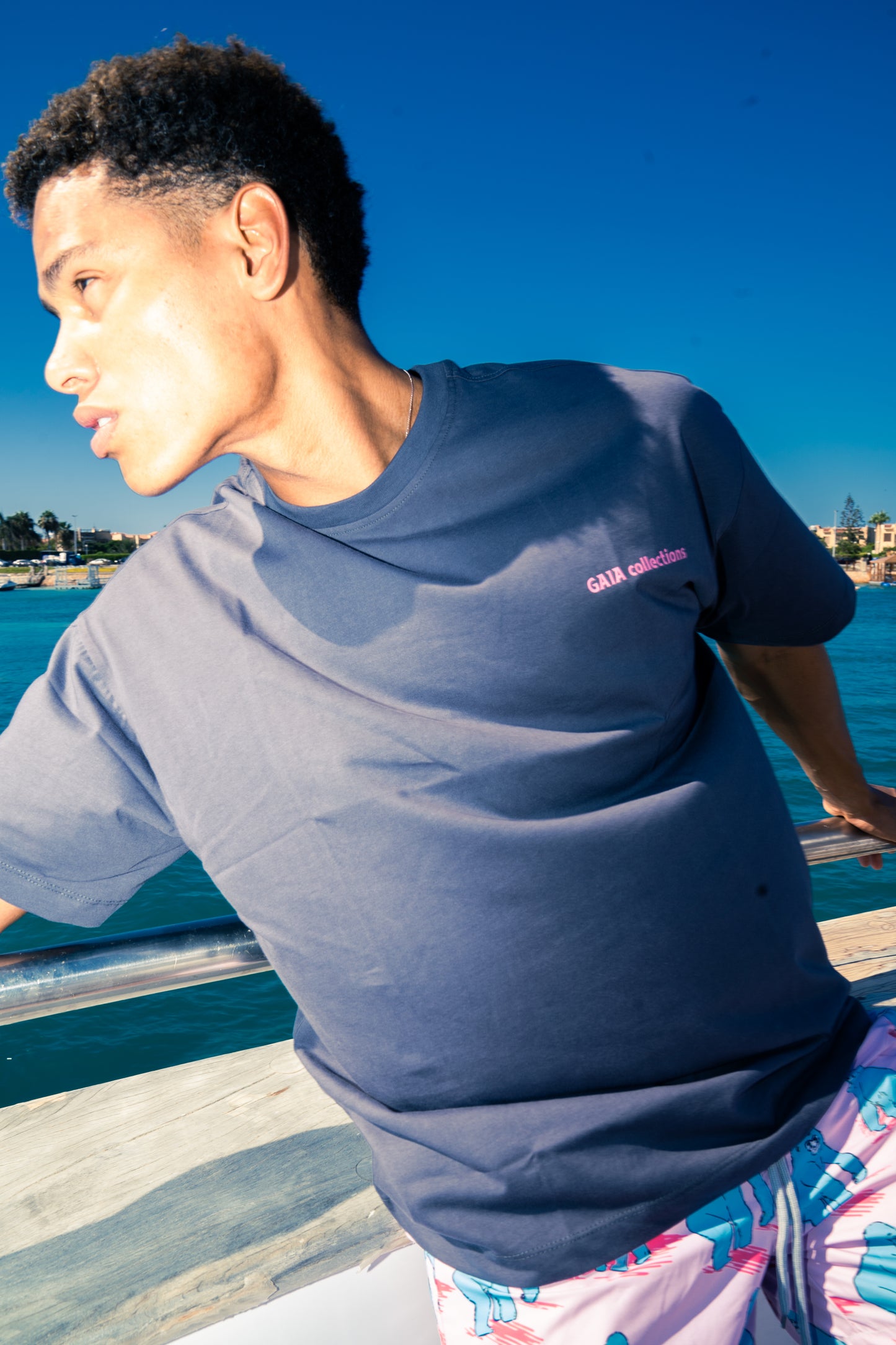 GAIA Oversized Tshirt - Blue