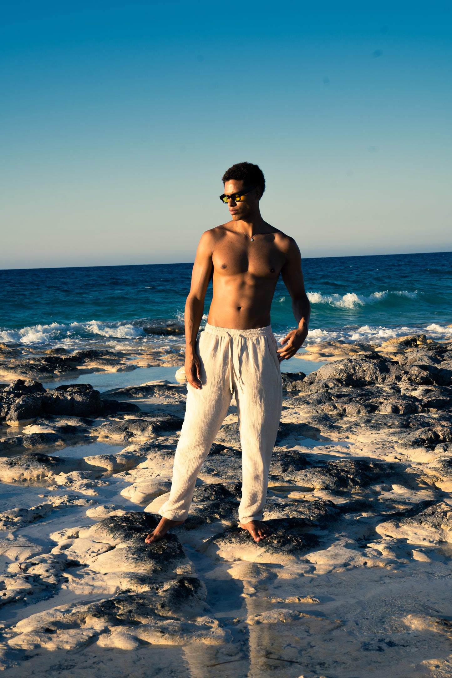 Man Linen Pants - Beige