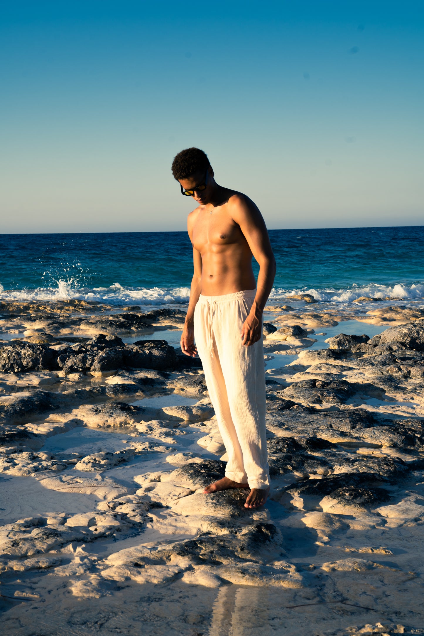 Man Linen Pants - Beige