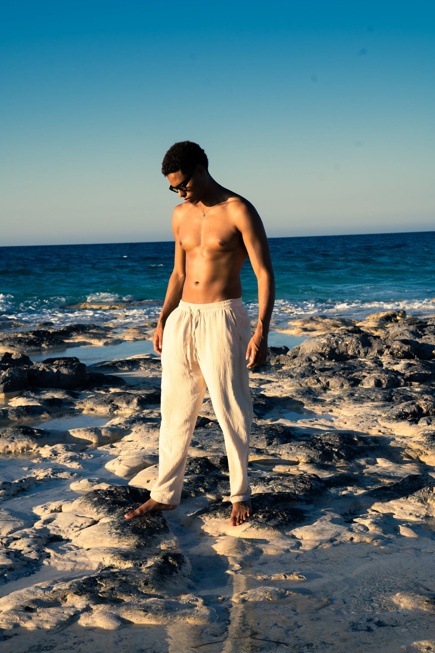 Man Linen Pants - Beige