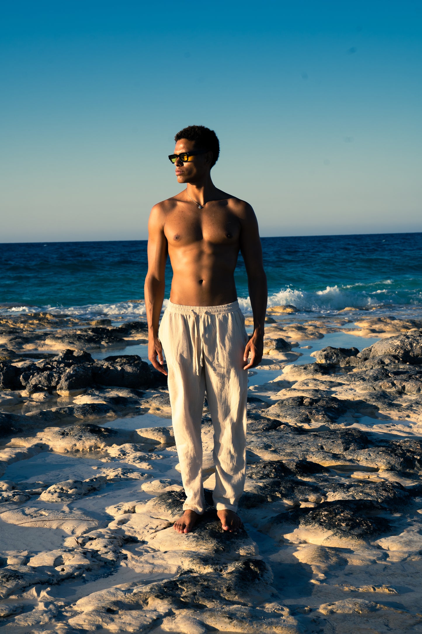 Man Linen Pants - Beige