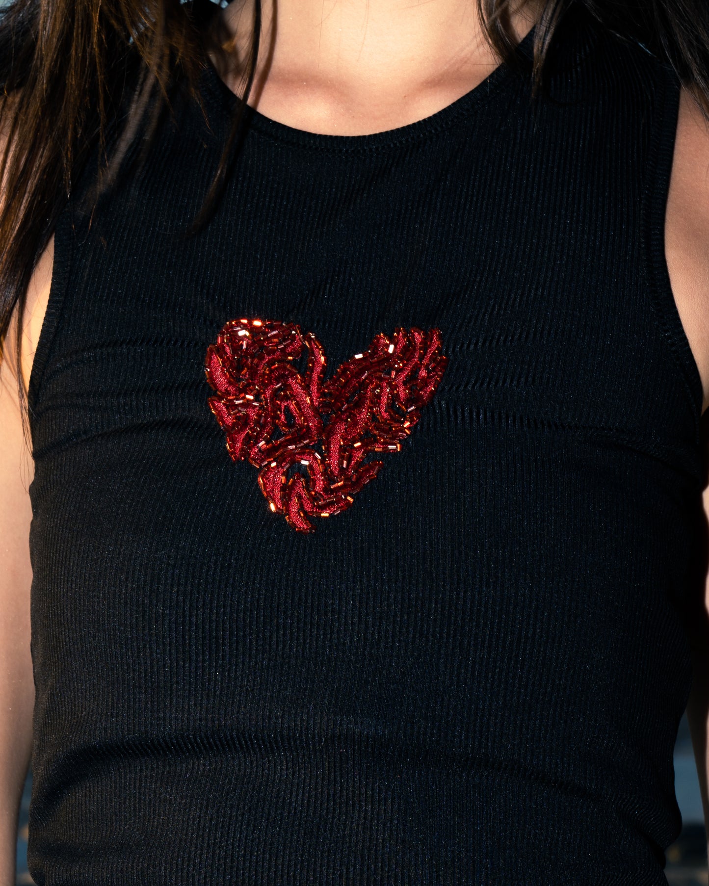 Red Heart Tank Top