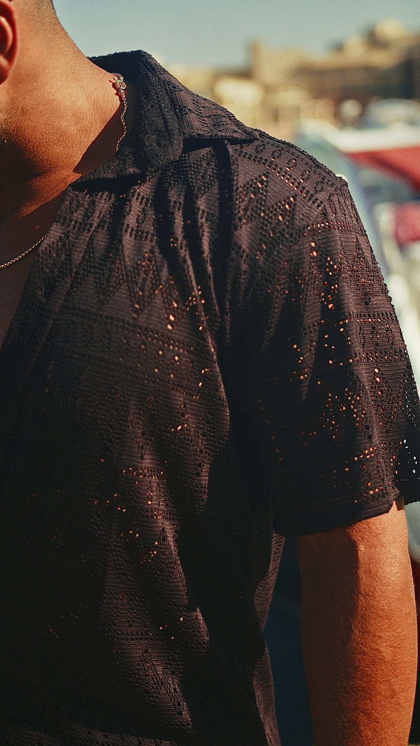 Black Jakar Paisley Shorts Set