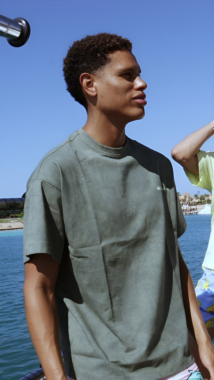 GAIA Oversized Tshirt Washed - Olive
