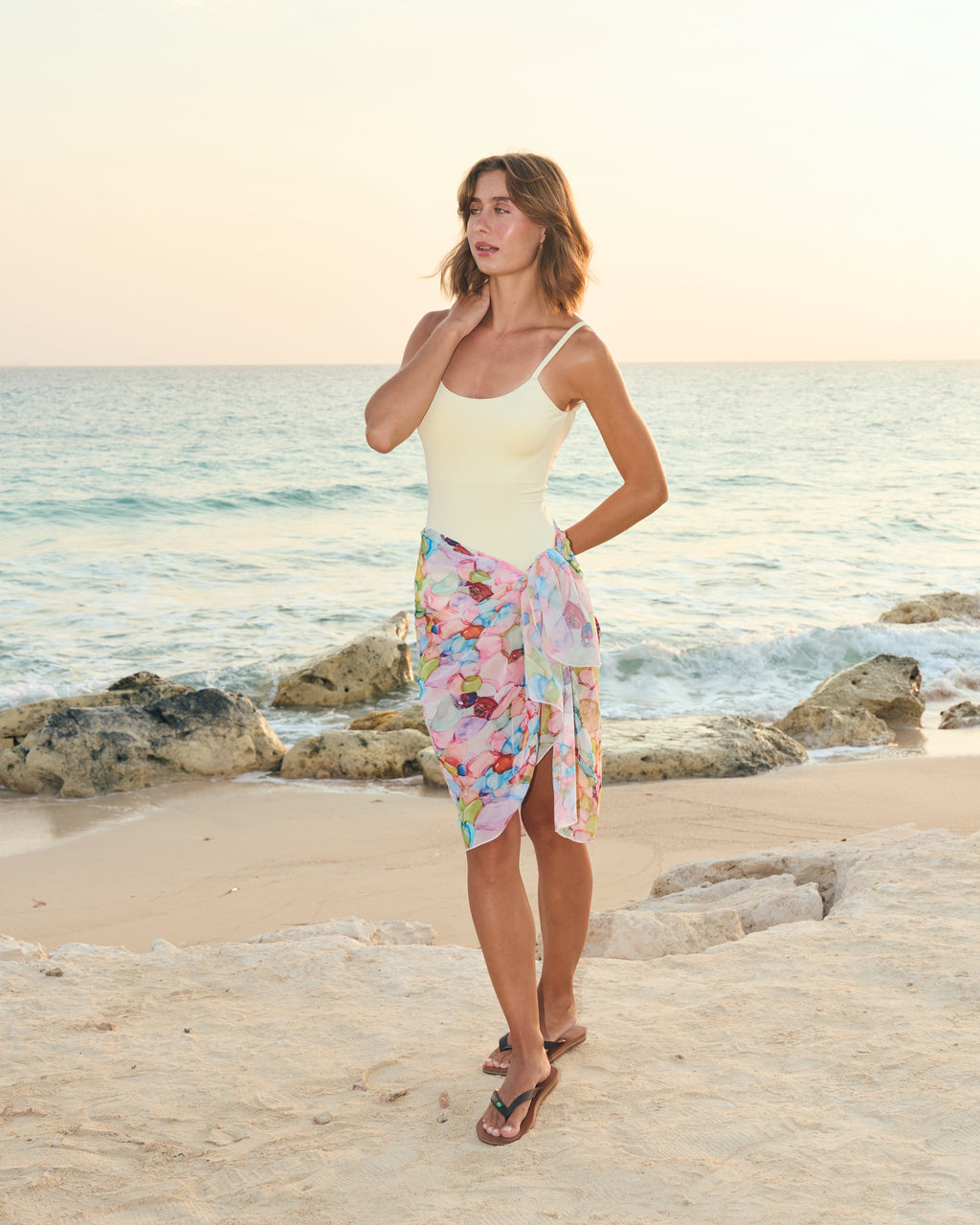 PASTEL BLOOM COVER-UP