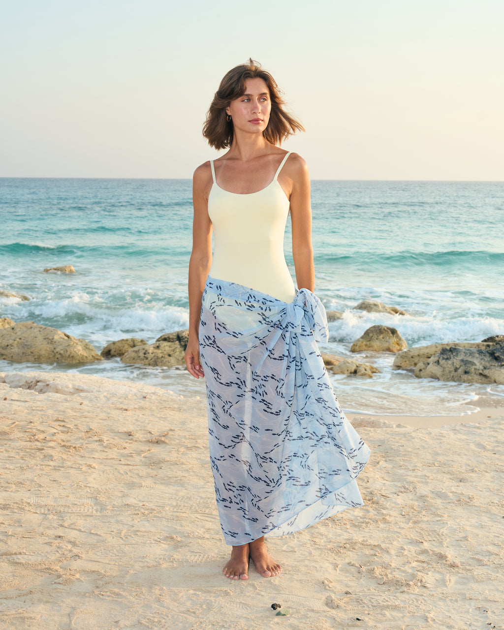 Ocean Breeze Silk Sarong
