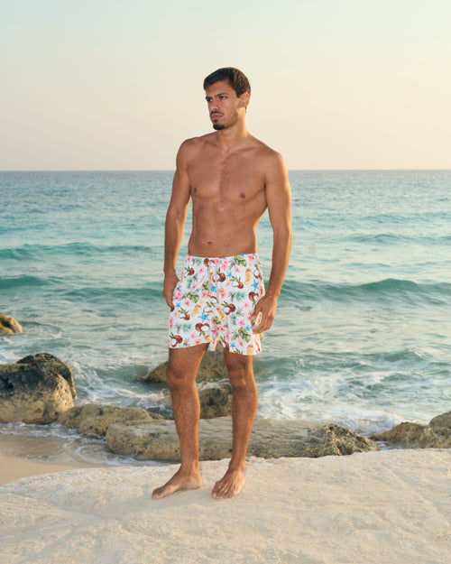 Paradise Print Swim Shorts