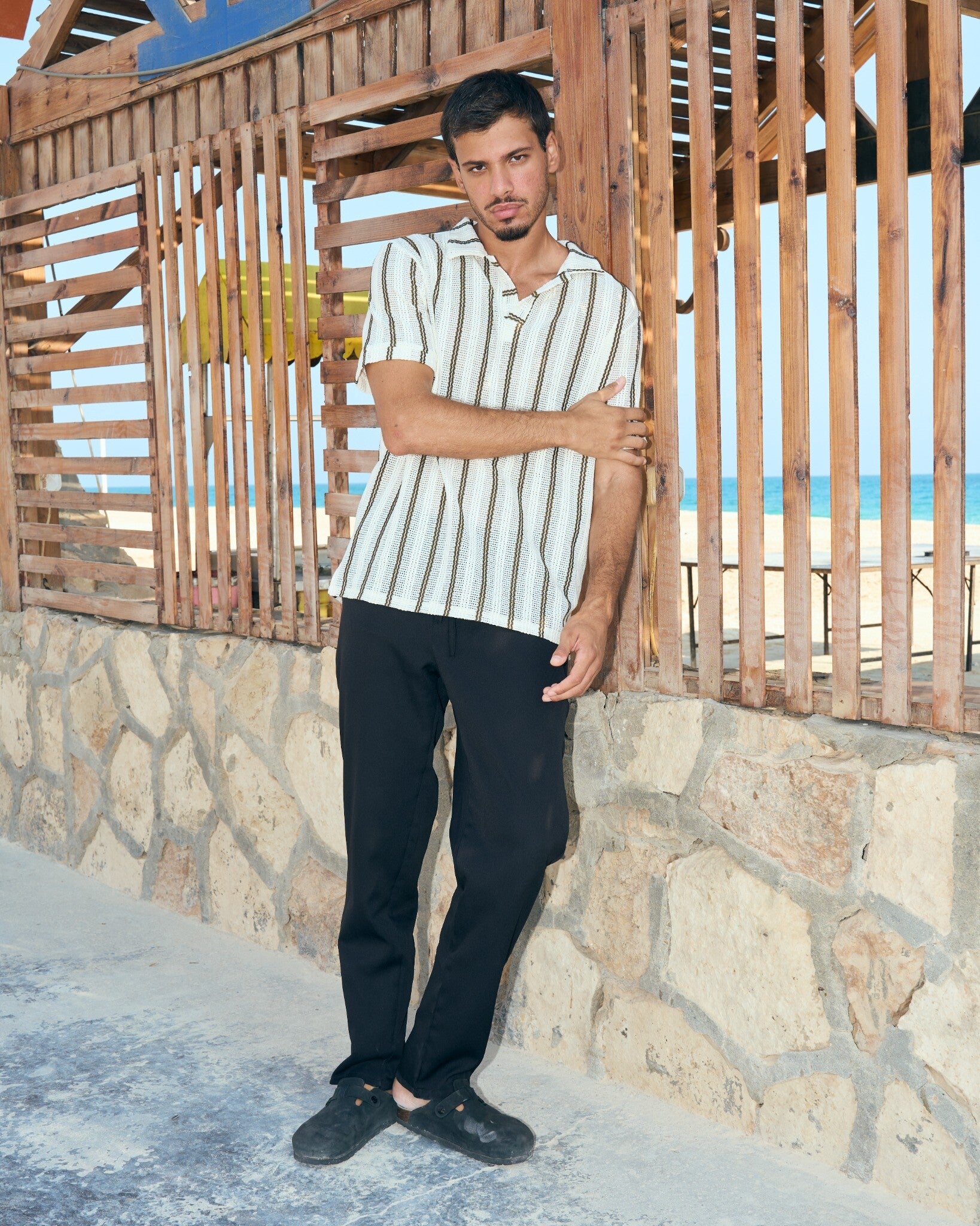 pants men black