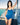 The Contrast Swimsuit - Blue