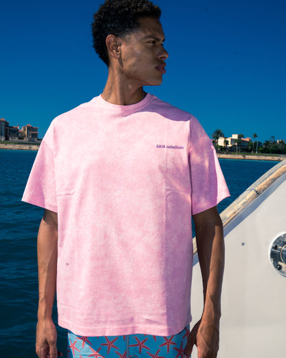 GAIA Oversized Tshirt Washed - Pink