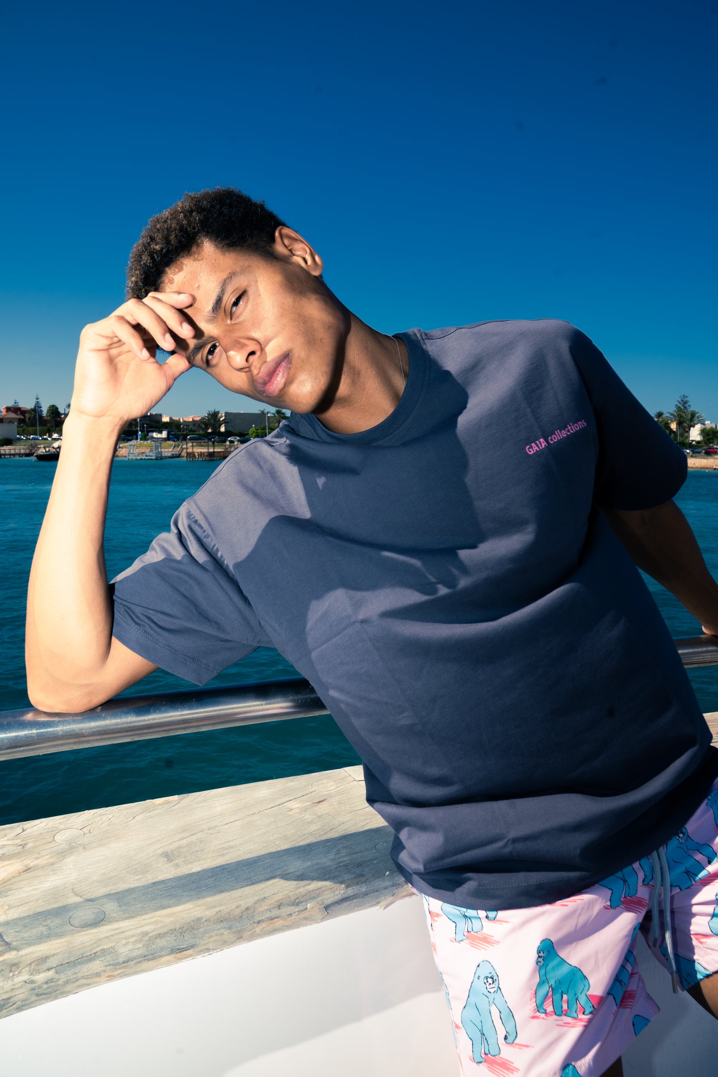 GAIA Oversized Tshirt - Blue