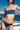 The Contrast Bikini Bottom - Blue