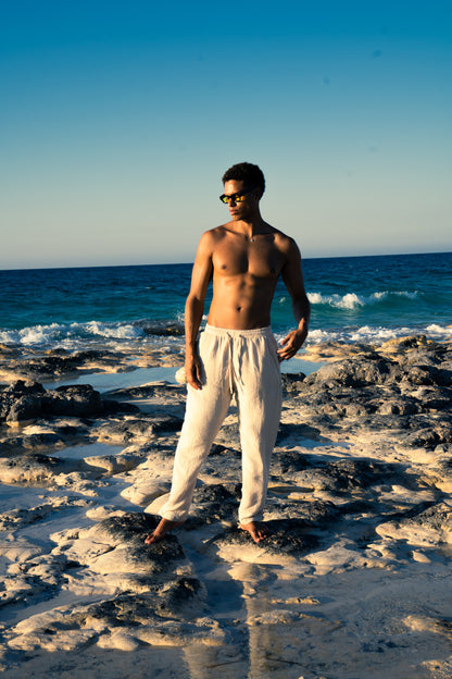 Man Linen Pants - Beige