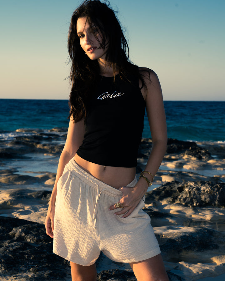 GAIA Tank Top - Black