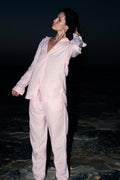 Women Linen Pants - Pink