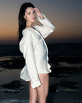 Women Linen Shirt - White