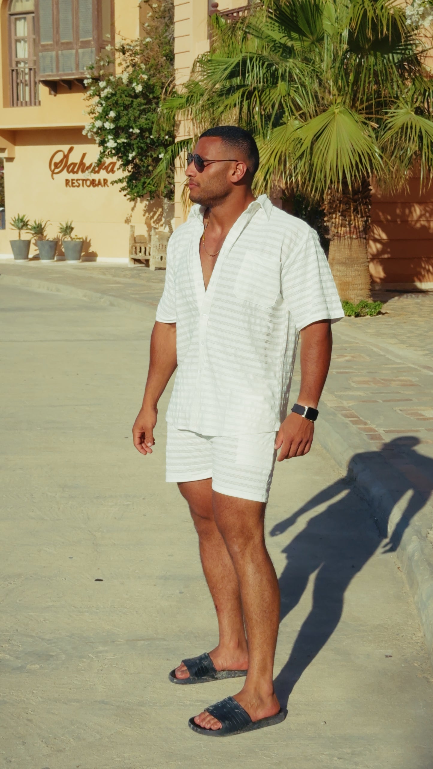 White Jakar SHORTS SET
