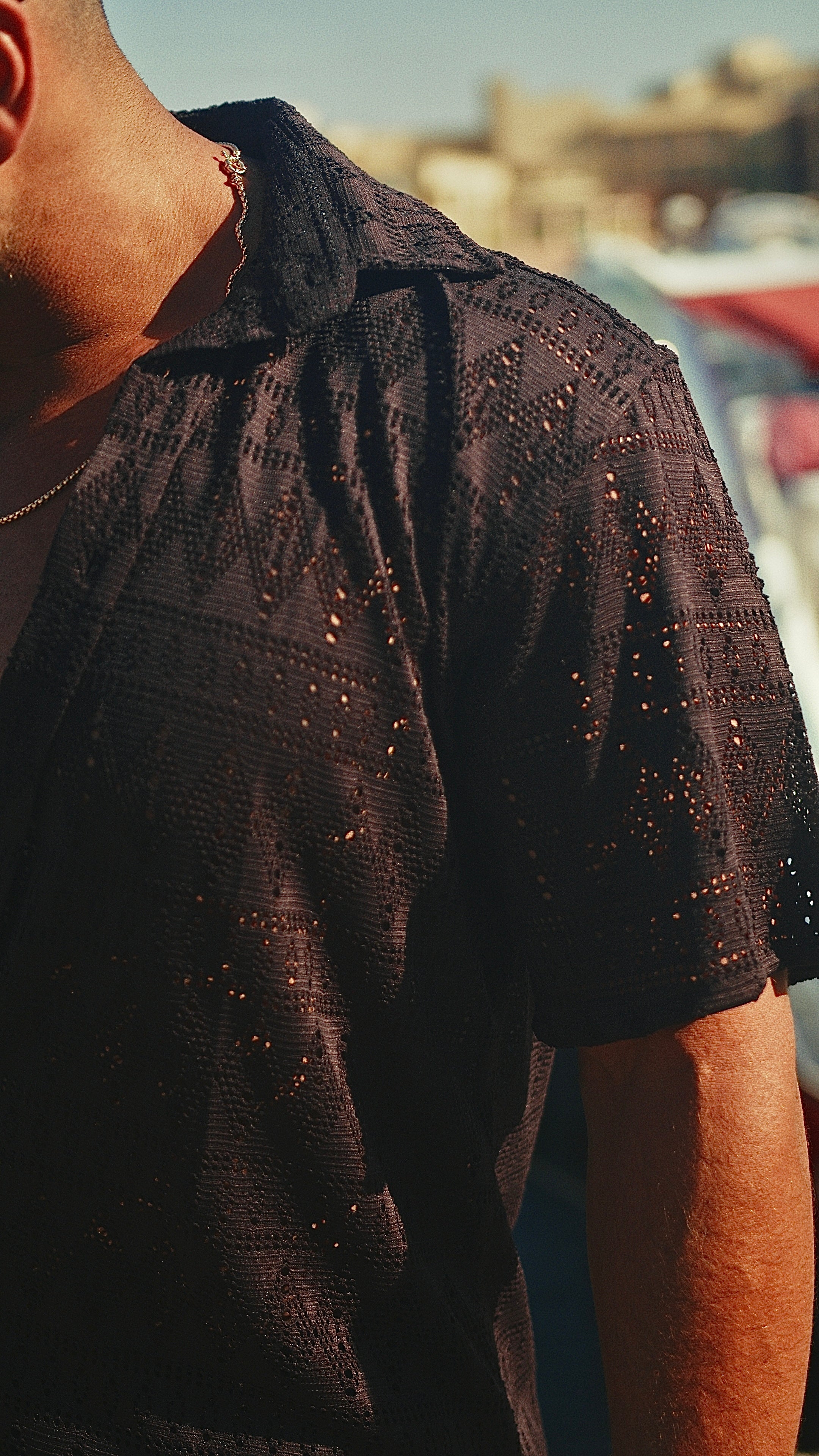 Black Jakar Paisley Shorts Set
