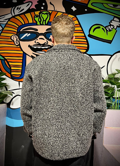 Unisex Dark Grey Fur Jacket