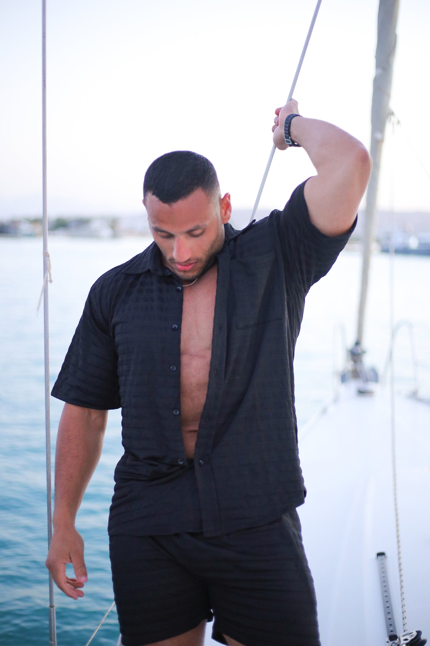 Black JAKAR SHORTS SET