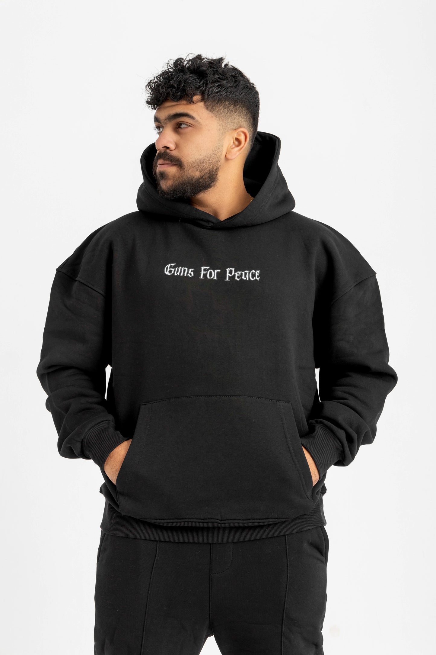 Guns For Peace Printed Hoodie