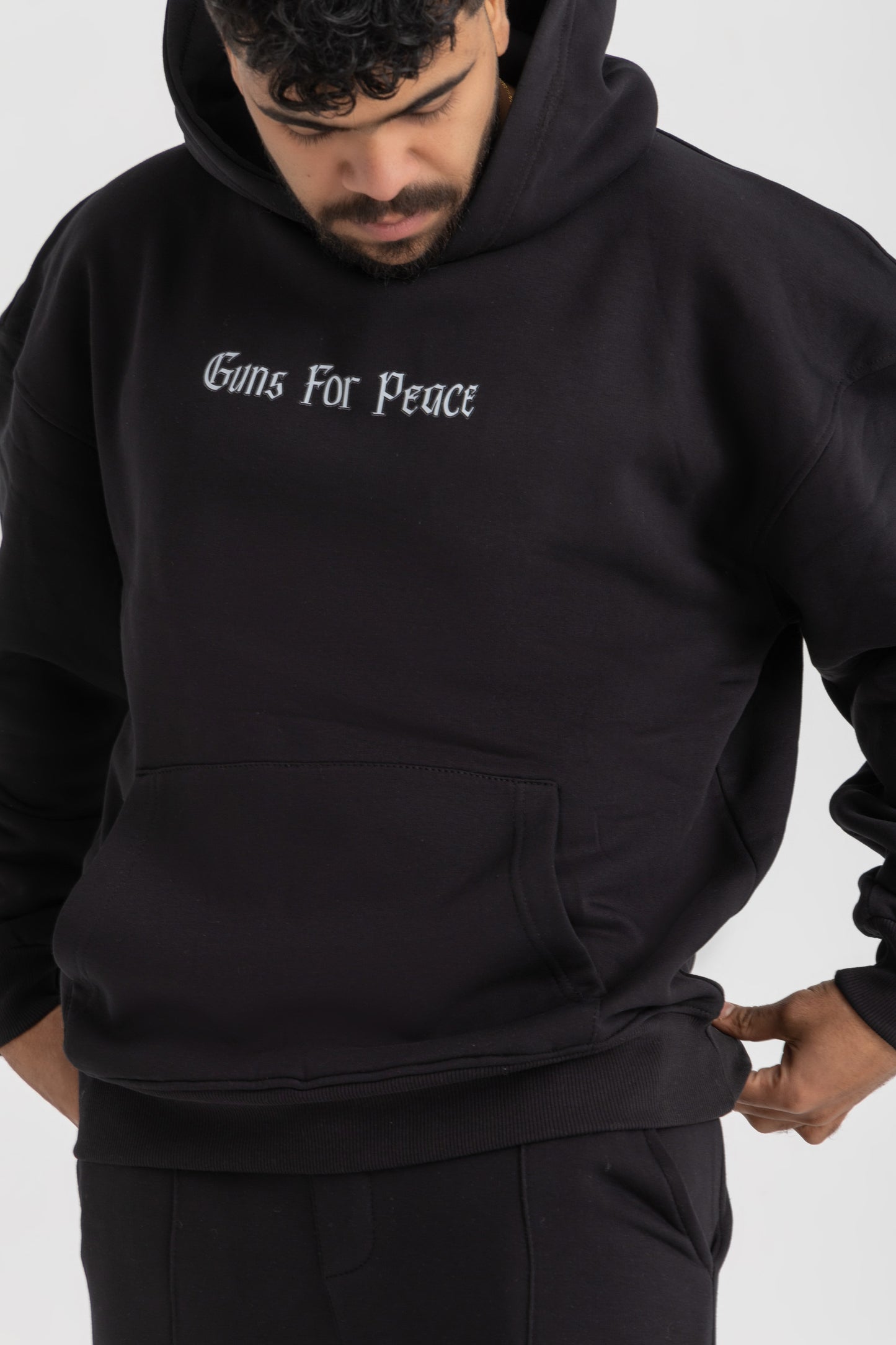 Guns For Peace Printed Hoodie