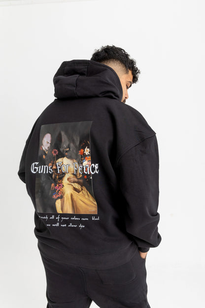 Guns For Peace Printed Hoodie