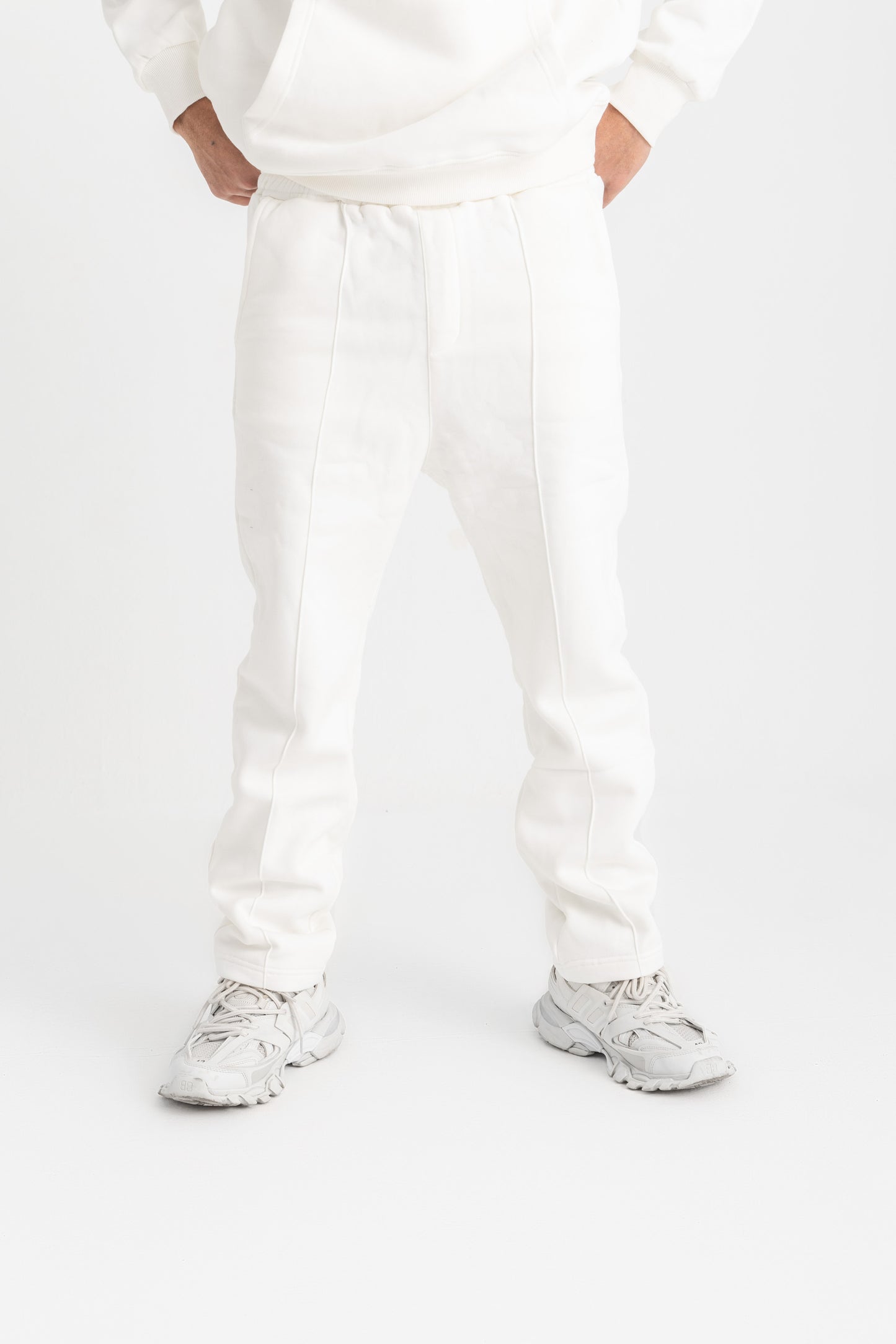 White Straight Sweatpants