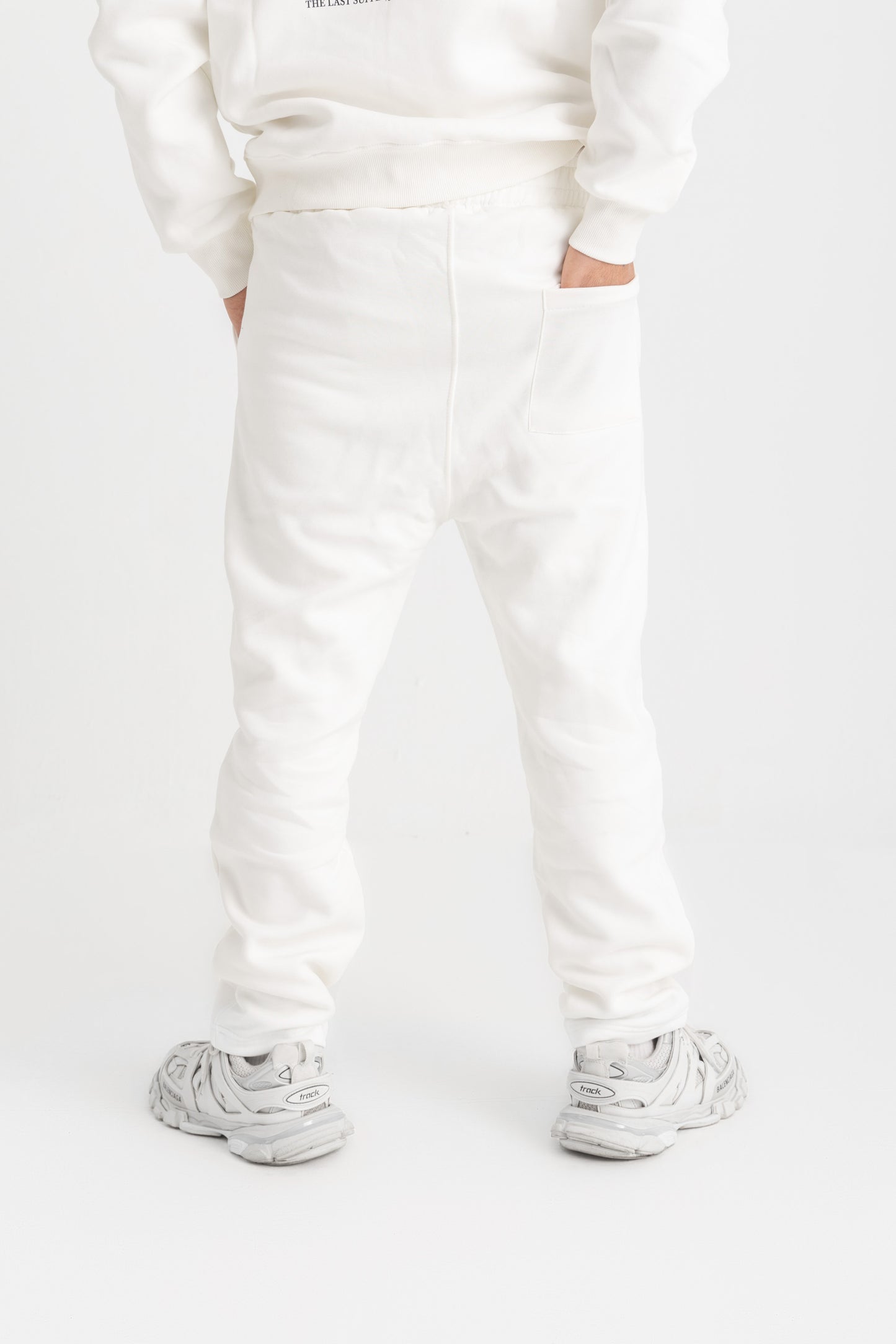 White Straight Sweatpants