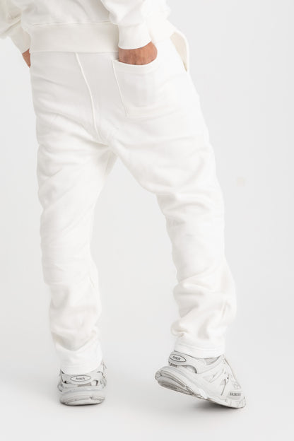 White Straight Sweatpants