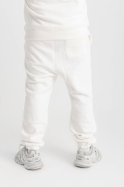 About Basic White Straight sweatpants