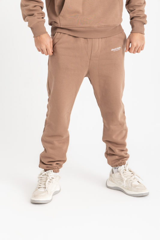 About Basic Coffee Straight sweatpants