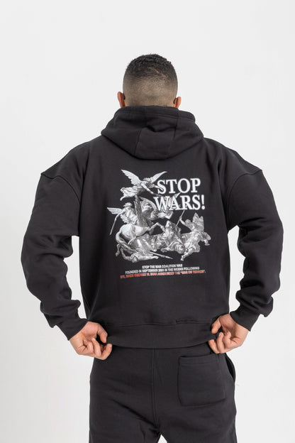 Stop wars black hoodie