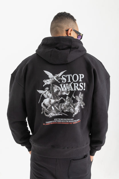 Stop wars black hoodie