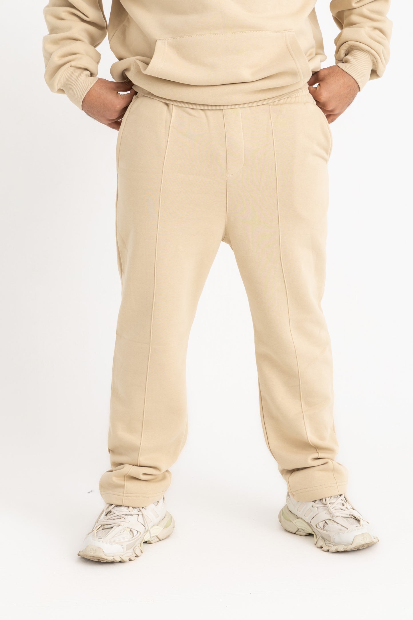 Beige sweatpants