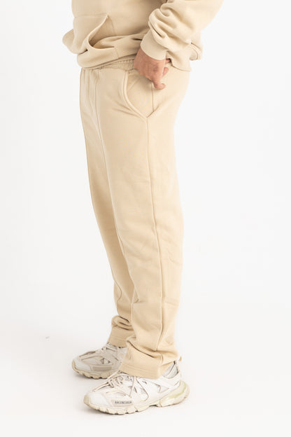 Beige sweatpants