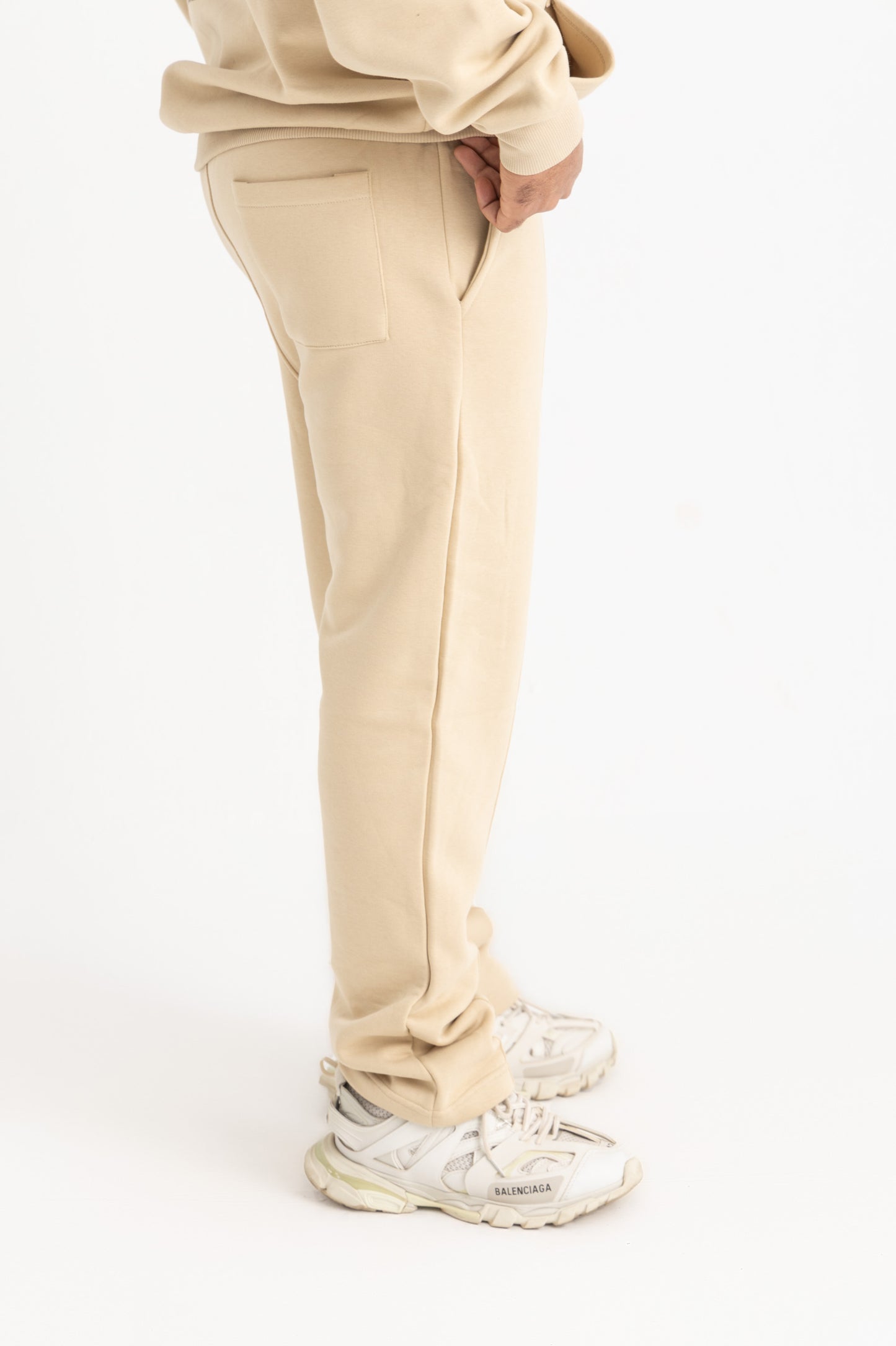 Beige sweatpants