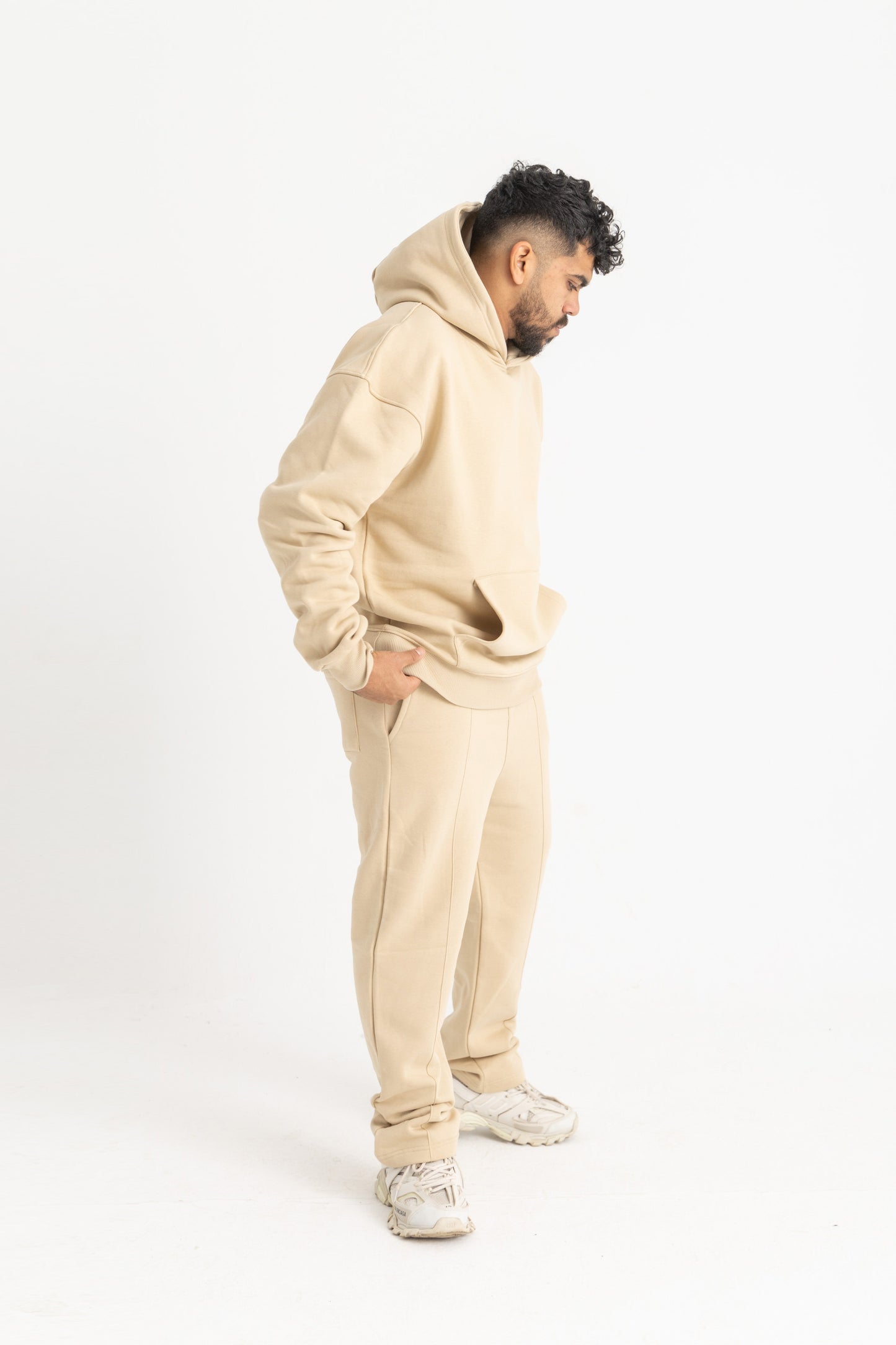 Beige sweatpants