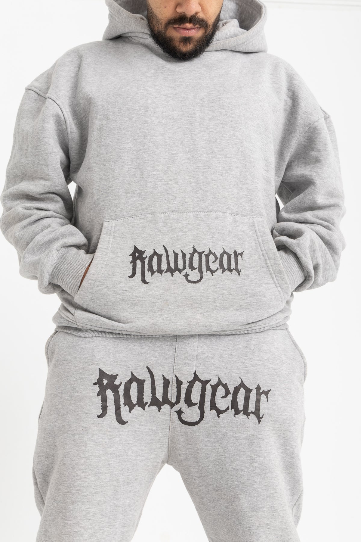 Rawgear Grey Oversize Hoodie