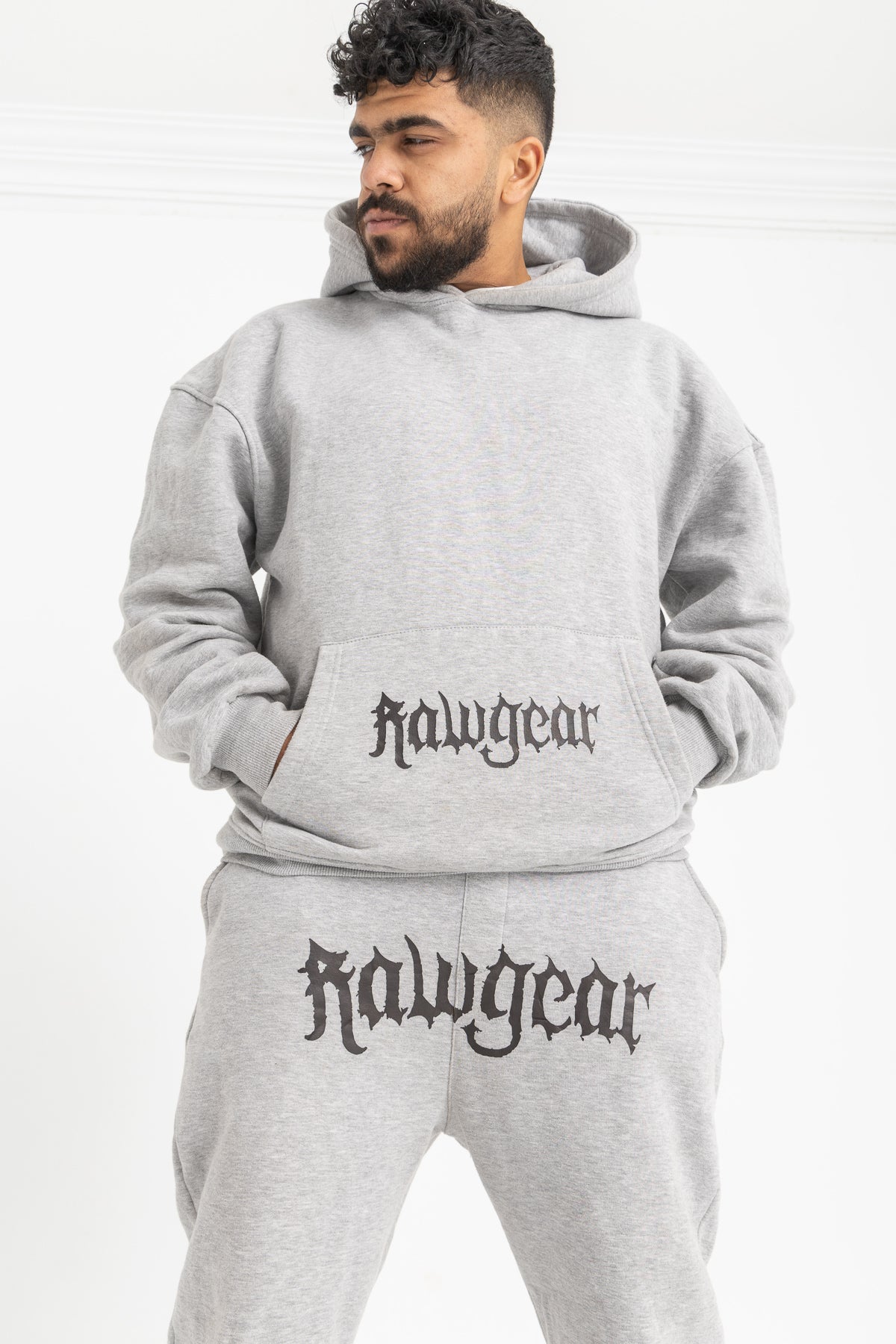 Rawgear Grey Oversize Hoodie