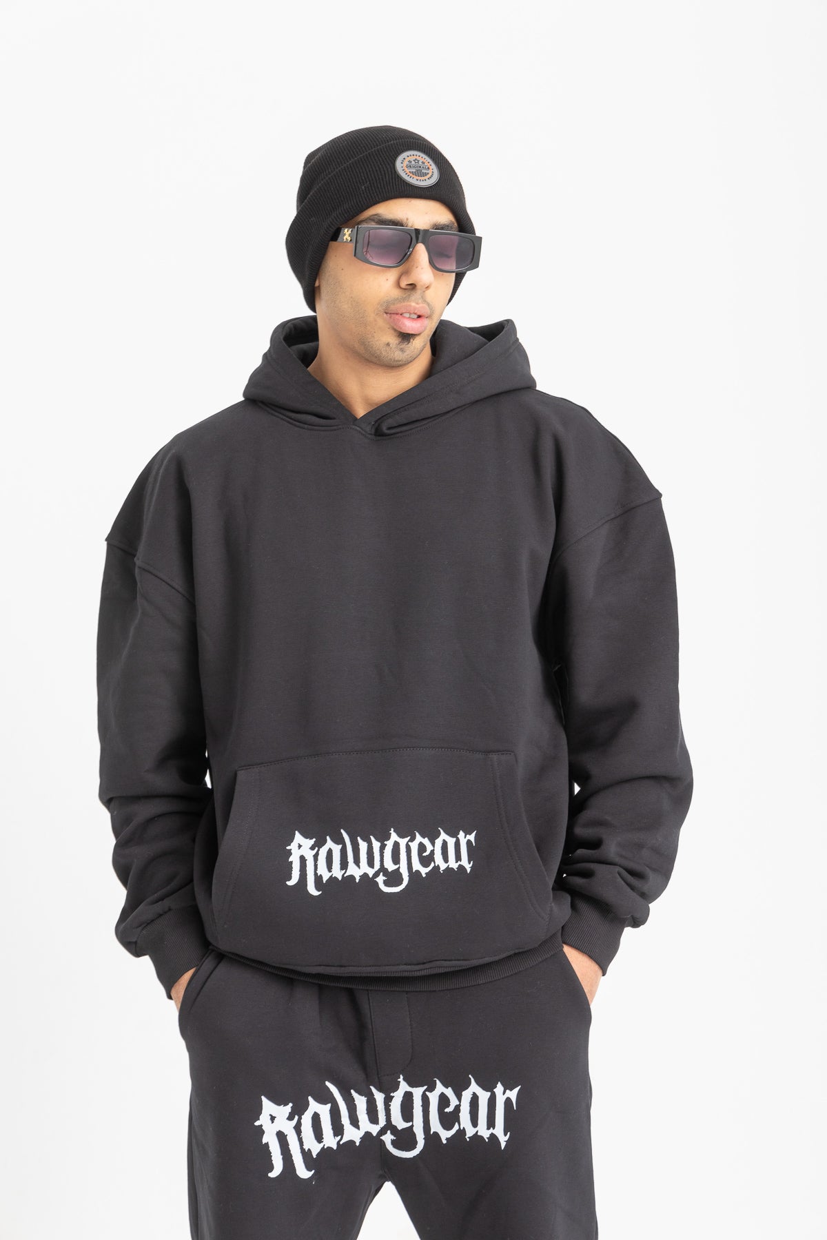 Rawgear Black Oversize Hoodie